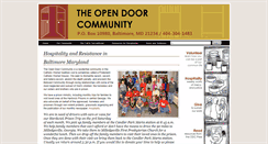 Desktop Screenshot of opendoorcommunity.org