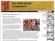 Tablet Screenshot of opendoorcommunity.org